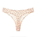 Sexy Women Seamless Underwear High Quality Women's Panties Print Tanga Low-rise Lingerie Ice Silk Intimate Briefs Striped Panty