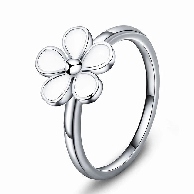 Fashion Luxury Crystal Engagement Ring for Women AAA White Cubic Zirconia Silver color Rings 2020 Wedding Trend Female Jewerly