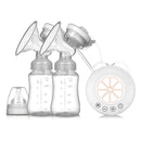 Double Electric Breast Pump USB Electric Breast Pump With Baby Milk Bottle Cold Heat Pad BPA free Powerful Breast Pumps