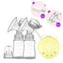 Double Electric Breast Pump USB Electric Breast Pump With Baby Milk Bottle Cold Heat Pad BPA free Powerful Breast Pumps