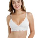 Underwear For Women Sexy Bralette Unlined Lace Lingerie Bras Intimate Tops Push Up Bra Crop Top 3/4 Cups BH Female underwear