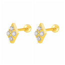 CANNER 1 Pair Real 925 Sterling Silver Stud Earrings for Women Piercing Cartilage Earring Minimalist Small Cute Earings Jewelry