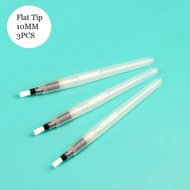 1/3/6 PCS Refillable Paint Brush Water Color Brush Soft Watercolor Brush Ink Pen for Painting Calligraph Drawing Art Supplies