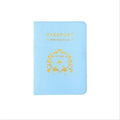 Fashion Women Men Passport Cover Pu Leather Marble Style Travel ID Credit Card Passport Holder Packet Wallet Purse Bags Pouch