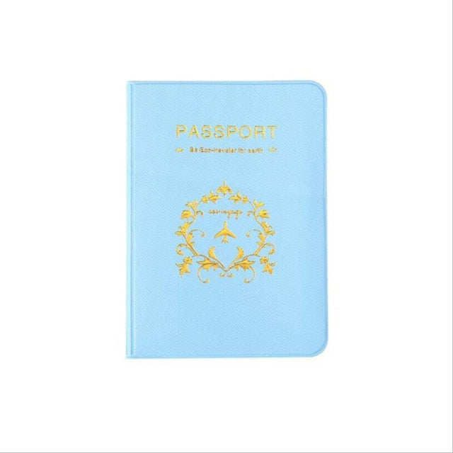 Fashion Women Men Passport Cover Pu Leather Marble Style Travel ID Credit Card Passport Holder Packet Wallet Purse Bags Pouch