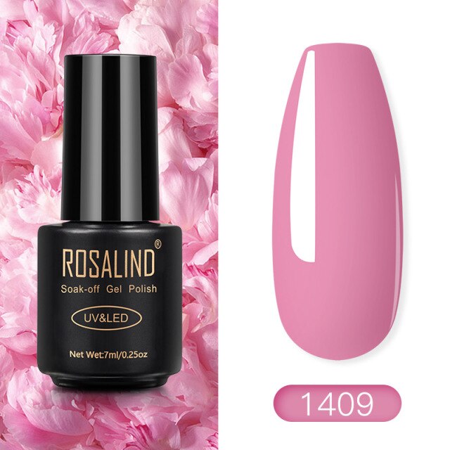 ROSALIND Gel Polish Red Nude Series Polish All For Manicure Nails Art Semi Permanent Gel UV LED Soff Off Hybrid Varnishes