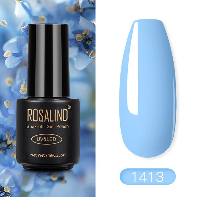 ROSALIND Gel Polish Red Nude Series Polish All For Manicure Nails Art Semi Permanent Gel UV LED Soff Off Hybrid Varnishes