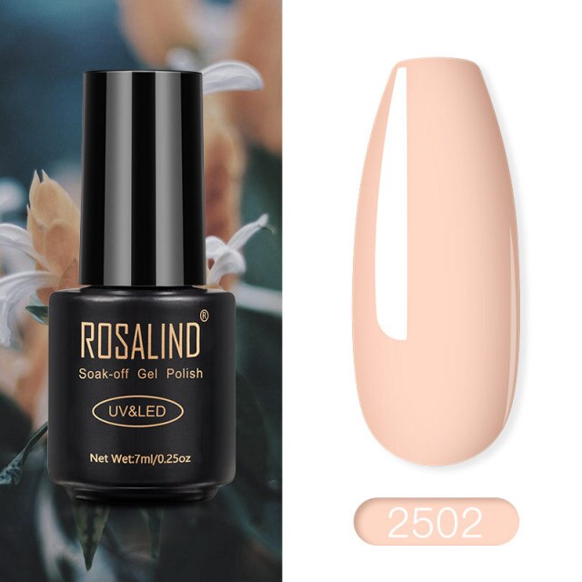 ROSALIND Gel Polish Red Nude Series Polish All For Manicure Nails Art Semi Permanent Gel UV LED Soff Off Hybrid Varnishes