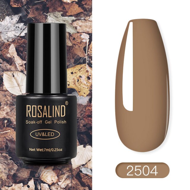 ROSALIND Gel Polish Red Nude Series Polish All For Manicure Nails Art Semi Permanent Gel UV LED Soff Off Hybrid Varnishes