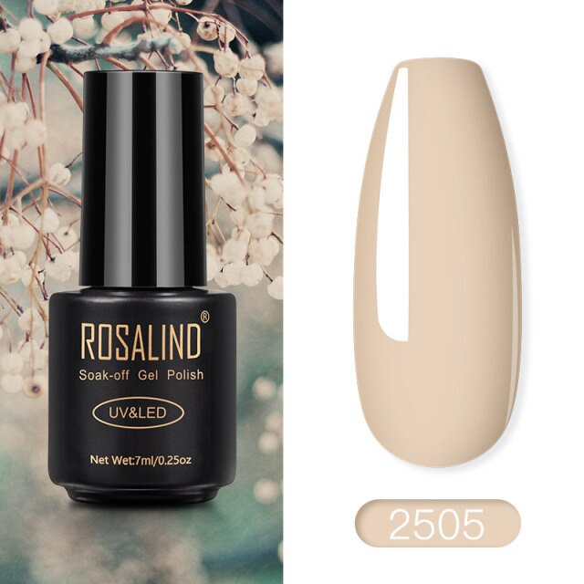 ROSALIND Gel Polish Red Nude Series Polish All For Manicure Nails Art Semi Permanent Gel UV LED Soff Off Hybrid Varnishes