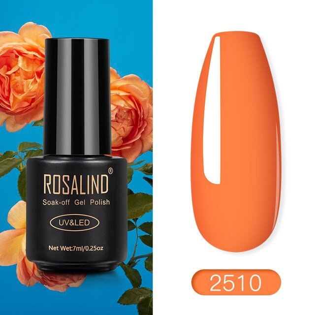 ROSALIND Gel Polish Red Nude Series Polish All For Manicure Nails Art Semi Permanent Gel UV LED Soff Off Hybrid Varnishes