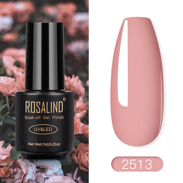 ROSALIND Gel Polish Red Nude Series Polish All For Manicure Nails Art Semi Permanent Gel UV LED Soff Off Hybrid Varnishes