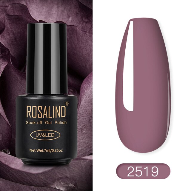 ROSALIND Gel Polish Red Nude Series Polish All For Manicure Nails Art Semi Permanent Gel UV LED Soff Off Hybrid Varnishes
