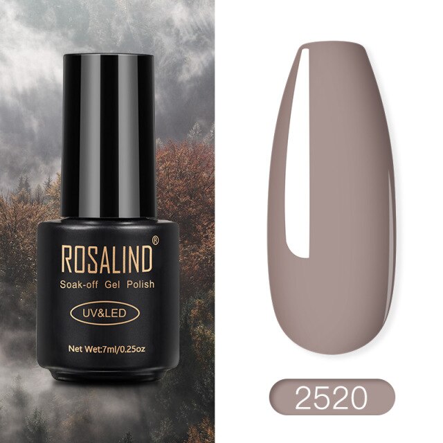 ROSALIND Gel Polish Red Nude Series Polish All For Manicure Nails Art Semi Permanent Gel UV LED Soff Off Hybrid Varnishes