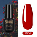 ROSALIND Gel Polish Red Nude Series Polish All For Manicure Nails Art Semi Permanent Gel UV LED Soff Off Hybrid Varnishes