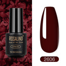 ROSALIND Gel Polish Red Nude Series Polish All For Manicure Nails Art Semi Permanent Gel UV LED Soff Off Hybrid Varnishes