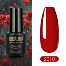 ROSALIND Gel Polish Red Nude Series Polish All For Manicure Nails Art Semi Permanent Gel UV LED Soff Off Hybrid Varnishes