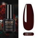 ROSALIND Gel Polish Red Nude Series Polish All For Manicure Nails Art Semi Permanent Gel UV LED Soff Off Hybrid Varnishes