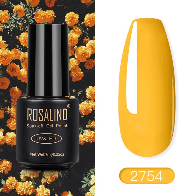 ROSALIND Gel Polish Red Nude Series Polish All For Manicure Nails Art Semi Permanent Gel UV LED Soff Off Hybrid Varnishes