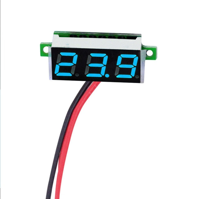 Mini Digital Voltmeter Voltage Tester Meter 0.28 Inch 2.5V-30V LED Screen Electronic Parts Accessories Digital Voltmeter