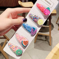 Fashion заколки Sweet Animal Fruit Hairpin Hair Accessories for Women Girls Korean Hair Clips & Pins kawaii Barrettes Headband