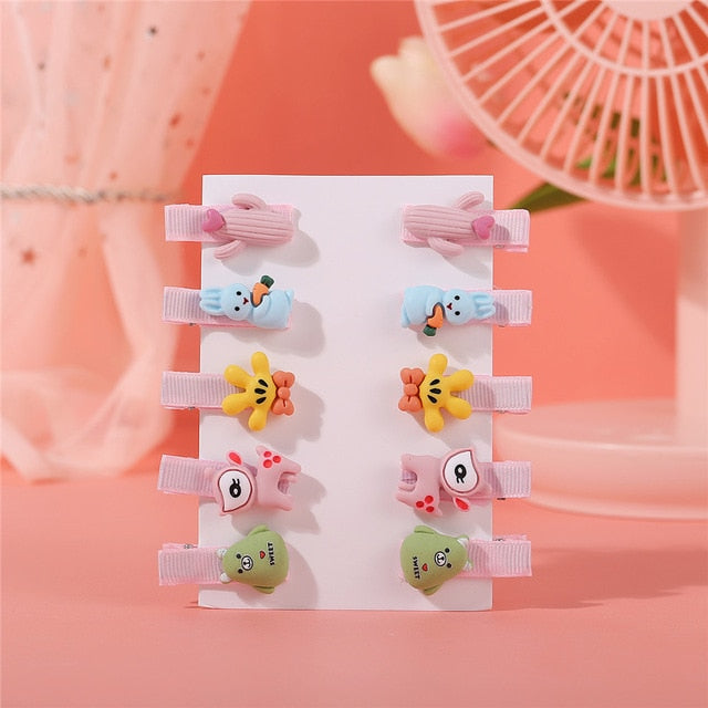 Fashion заколки Sweet Animal Fruit Hairpin Hair Accessories for Women Girls Korean Hair Clips & Pins kawaii Barrettes Headband