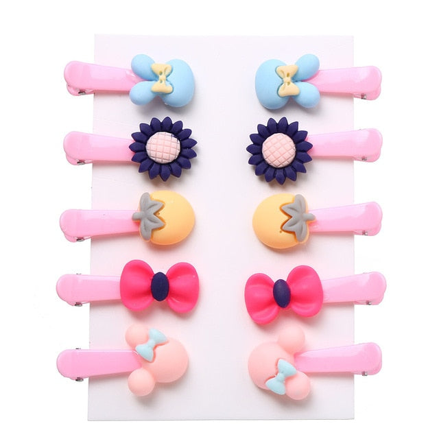 Fashion заколки Sweet Animal Fruit Hairpin Hair Accessories for Women Girls Korean Hair Clips & Pins kawaii Barrettes Headband