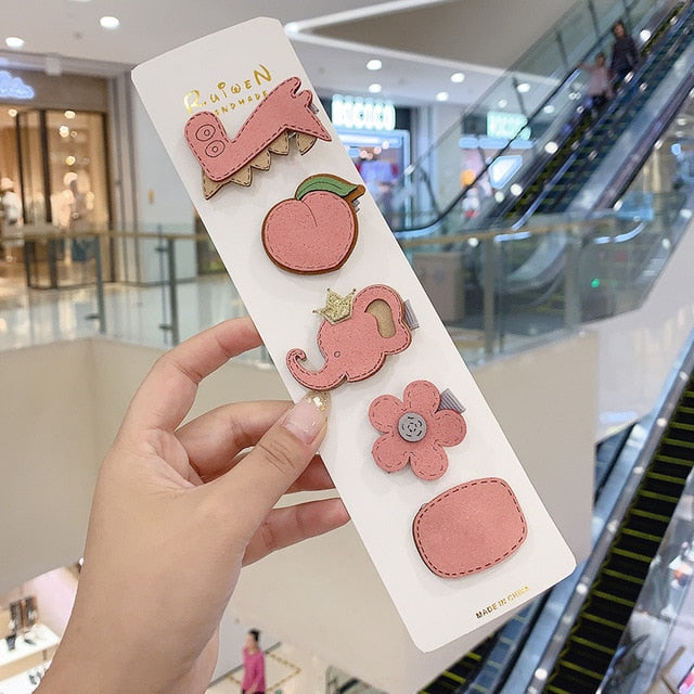 Fashion заколки Sweet Animal Fruit Hairpin Hair Accessories for Women Girls Korean Hair Clips & Pins kawaii Barrettes Headband