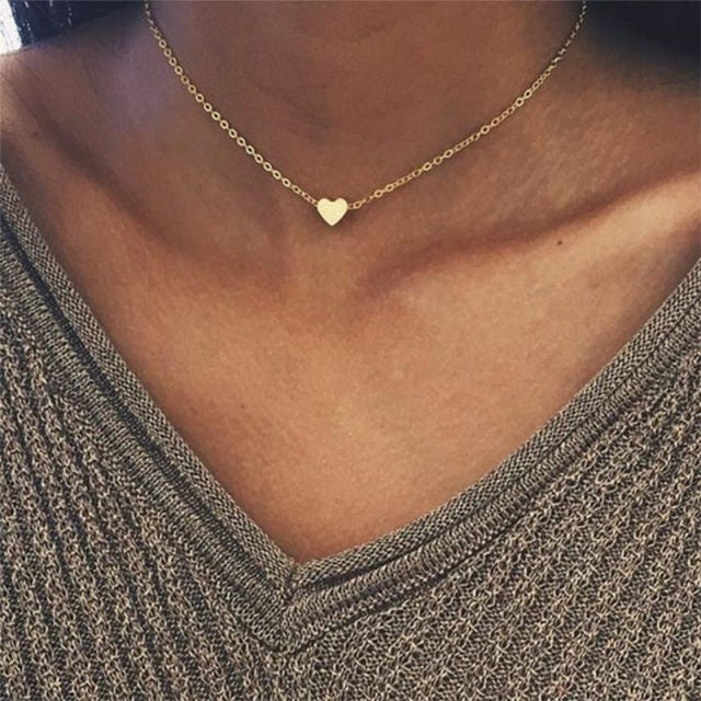 High Quality Clavicle Chain Jewelry Gold Silver Color Bird Pigeon Hearts Stars Choker Necklaces for Women Daily Collares