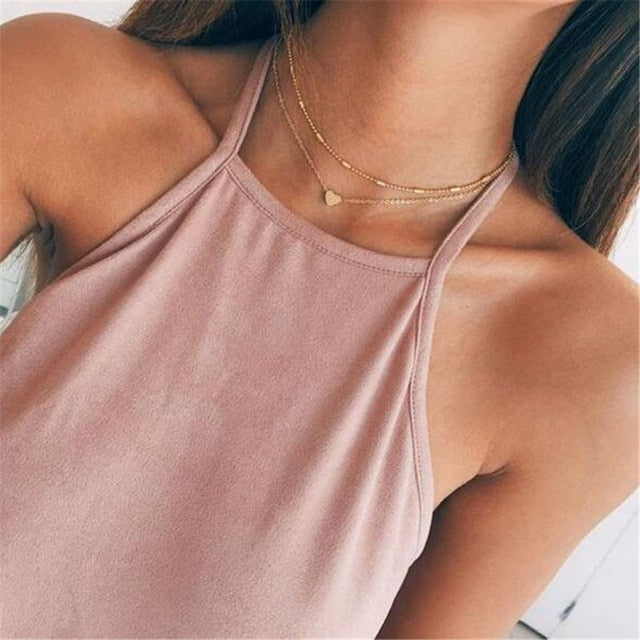 High Quality Clavicle Chain Jewelry Gold Silver Color Bird Pigeon Hearts Stars Choker Necklaces for Women Daily Collares