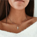 High Quality Clavicle Chain Jewelry Gold Silver Color Bird Pigeon Hearts Stars Choker Necklaces for Women Daily Collares