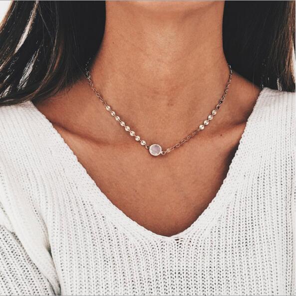 High Quality Clavicle Chain Jewelry Gold Silver Color Bird Pigeon Hearts Stars Choker Necklaces for Women Daily Collares