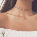 High Quality Clavicle Chain Jewelry Gold Silver Color Bird Pigeon Hearts Stars Choker Necklaces for Women Daily Collares