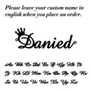 Teamer Family Ring for Men Women Custom Double Name Ring Personalized Jewelry Stainless Steel Adjustable Couple Mother Baby Gift