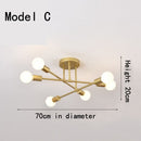 Modern Creative Lighting Warm And Romantic Golden Bedroom Modern Minimalist Personality Living Room Dining Room Ceiling Lamps