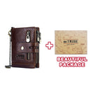 Cowhide Genuine Leather Men Wallet Coin Purse Small Mini Card Holder Vintage PORTFOLIO Portomonee Hasp Male pockect