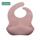 Bopoobo Baby Bib Adjustable Animal Picture Waterproof Saliva Dripping Bibs Soft Edible Silicone Saliva Towel Drooling Baby Scarf