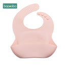 Bopoobo Baby Bib Adjustable Animal Picture Waterproof Saliva Dripping Bibs Soft Edible Silicone Saliva Towel Drooling Baby Scarf