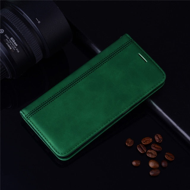 For Huawei P Smart FIG-LX1 Case Magnetic Leather Wallet Flip Card Hold Phone Case For Huawei P Smart 2018 Psmart Cover Coque