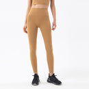 SOISOU New Yoga Pants Women Leggings Yoga Pants Girl Fitness Soft Tights High Waist Mention Hip No T Line Women's Sports Pants