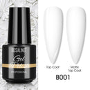 ROSALIND Varnishes Hybrid UV Gel Polish Needed Matte Top Coat All For Nail Art Design Manicure Need UV LED Lamp Semi Permanent