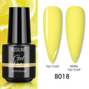 ROSALIND Varnishes Hybrid UV Gel Polish Needed Matte Top Coat All For Nail Art Design Manicure Need UV LED Lamp Semi Permanent