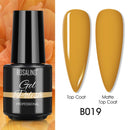 ROSALIND Varnishes Hybrid UV Gel Polish Needed Matte Top Coat All For Nail Art Design Manicure Need UV LED Lamp Semi Permanent