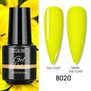 ROSALIND Varnishes Hybrid UV Gel Polish Needed Matte Top Coat All For Nail Art Design Manicure Need UV LED Lamp Semi Permanent