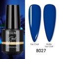 ROSALIND Varnishes Hybrid UV Gel Polish Needed Matte Top Coat All For Nail Art Design Manicure Need UV LED Lamp Semi Permanent