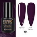 ROSALIND Varnishes Hybrid UV Gel Polish Needed Matte Top Coat All For Nail Art Design Manicure Need UV LED Lamp Semi Permanent
