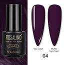 ROSALIND Varnishes Hybrid UV Gel Polish Needed Matte Top Coat All For Nail Art Design Manicure Need UV LED Lamp Semi Permanent
