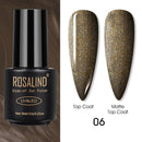 ROSALIND Varnishes Hybrid UV Gel Polish Needed Matte Top Coat All For Nail Art Design Manicure Need UV LED Lamp Semi Permanent