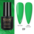ROSALIND Varnishes Hybrid UV Gel Polish Needed Matte Top Coat All For Nail Art Design Manicure Need UV LED Lamp Semi Permanent
