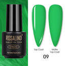 ROSALIND Varnishes Hybrid UV Gel Polish Needed Matte Top Coat All For Nail Art Design Manicure Need UV LED Lamp Semi Permanent